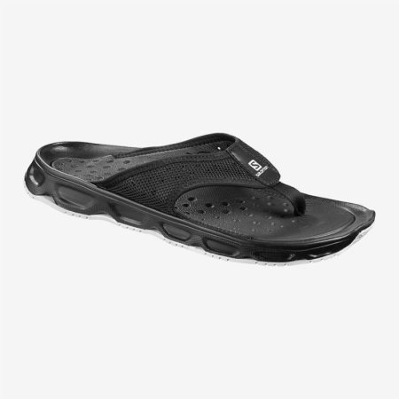 Salomon RX BREAK 4.0 Mens Flip Flops Black UK DYCU